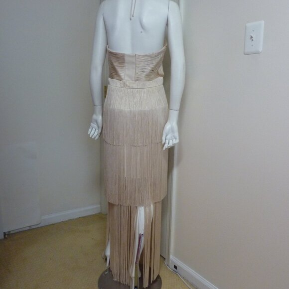 Jonathan Simkhai Cream Fringe Maxi Dress - Picture 15 of 16